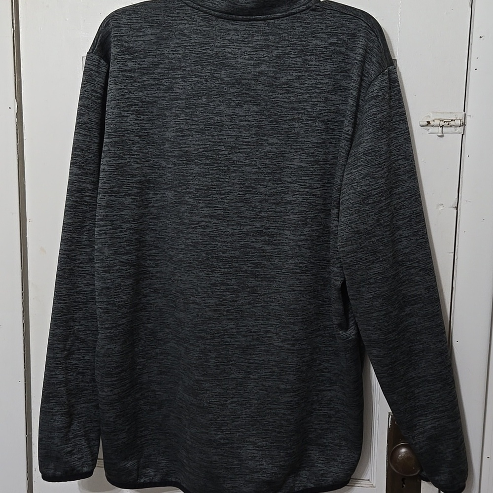 Under Armour Men's Black & Gray Heather Half-Zip Sweater XL - Picture 5 of 5